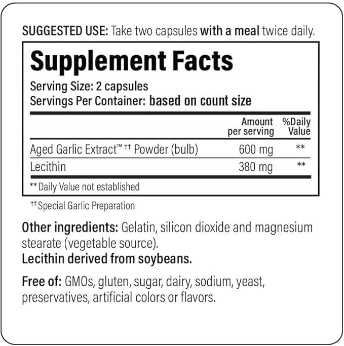 Kyolic #104 Garlic Extract With Lecithn 300 cap ( two-Pack)