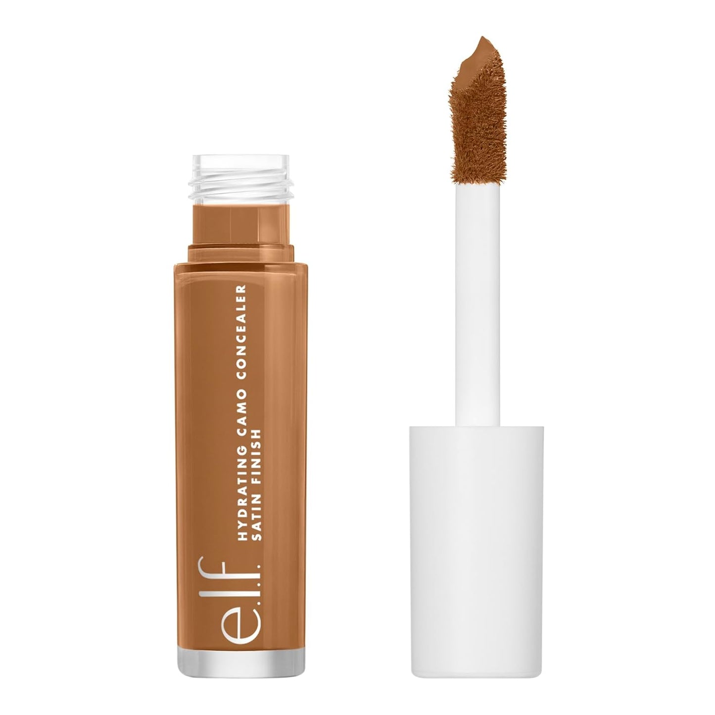 e.l.f. Hydrating Camo Concealer | Full-Coverage, Satin Finish | Vegan, Rich Chocolate