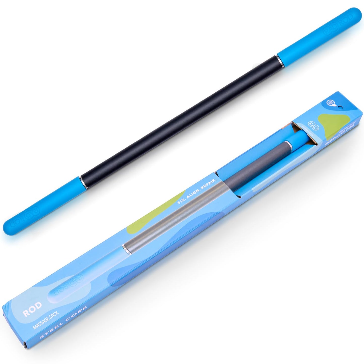 RAD Rod Mini – Compact Deep Tissue Massage Roller Stick – Travel-Ready Myofascial Release Tool for Legs, Back, Neck, Arms & Shoulders – Muscle Roller for Mobility & Recovery
