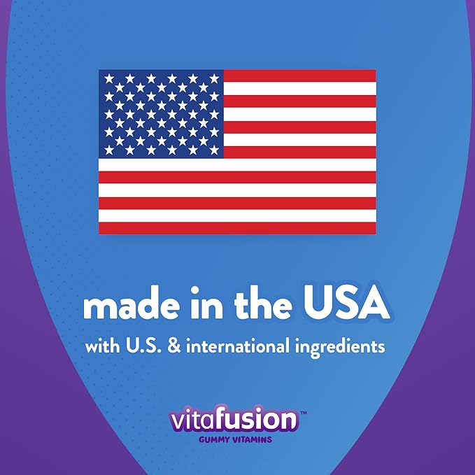 Vitafusion Gorgeous Hair, Skin & Nails Multivitamin Plus Biotin and Antioxidant Vitamins C&E, Raspberry Flavor, 135ct (45 Day Supply), from America’s Number One Gummy Vitamin Brand (Pack of 2)