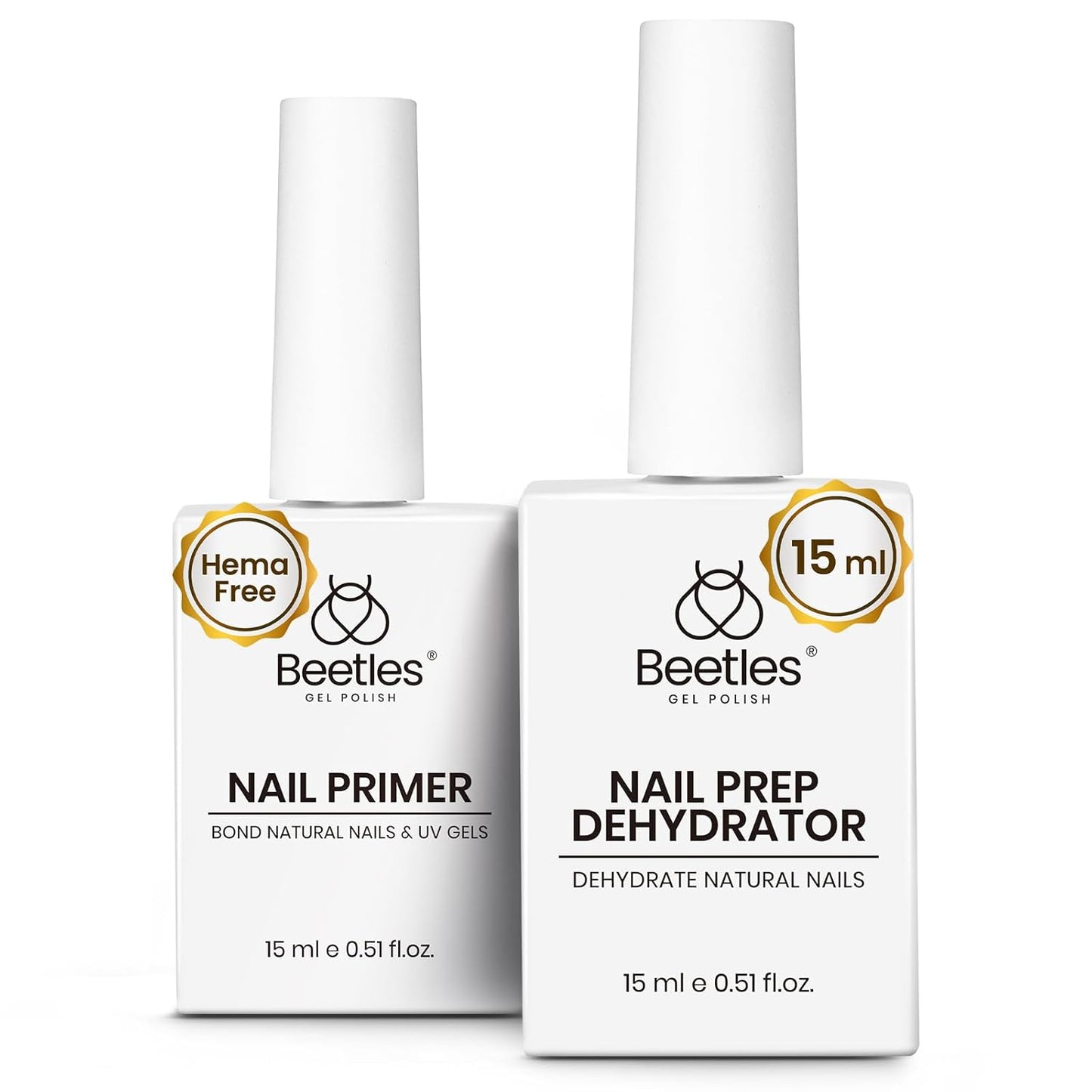 Beetles Gel Nail Polish Set – 3Pcs No Wipe Top Coat & Cuticle Oil | Glossy Shine