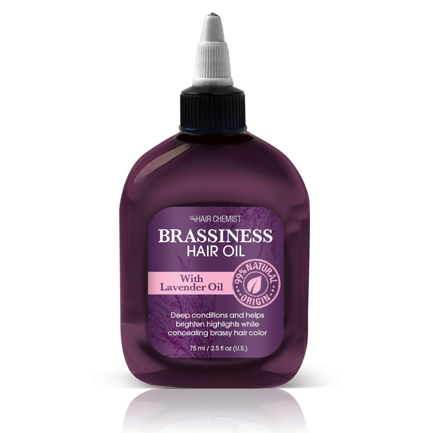 Hair Chemist Brassiness Hair Oil With Lavender Oil 2.5 Ounce