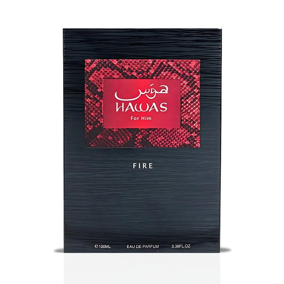 RASASI Hawas For Men | 100ML Long-Lasting Arabian Eau De Parfum - Bold Fragrance