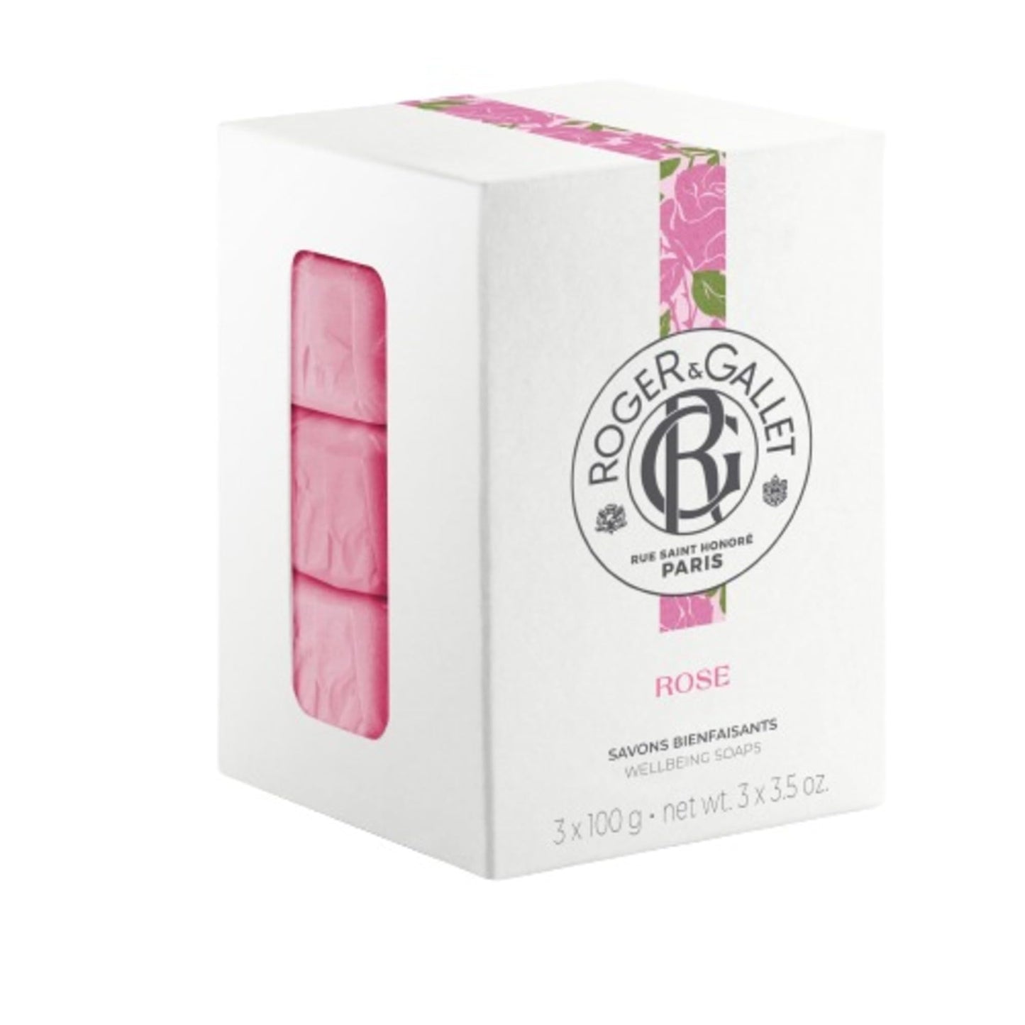 Roger & Gallet Wellbeing Soap Set - Rose for Unisex - 3 x 3.5oz Soap