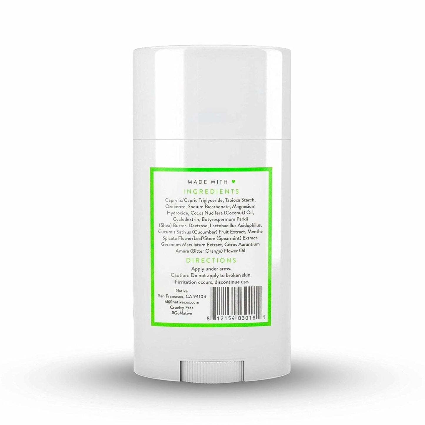 Native Deodorant | 72-Hour Odor Control | Aluminum-Free, Coconut & Vanilla, 2-Pack