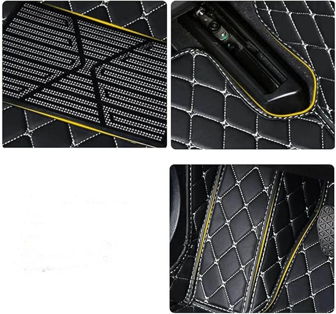 Car Floor Mats Automotive Floor Mats Vehicle Specific All Weather Protection Custom Compatible with Most of 98% Cars SUVs (Color Purple)