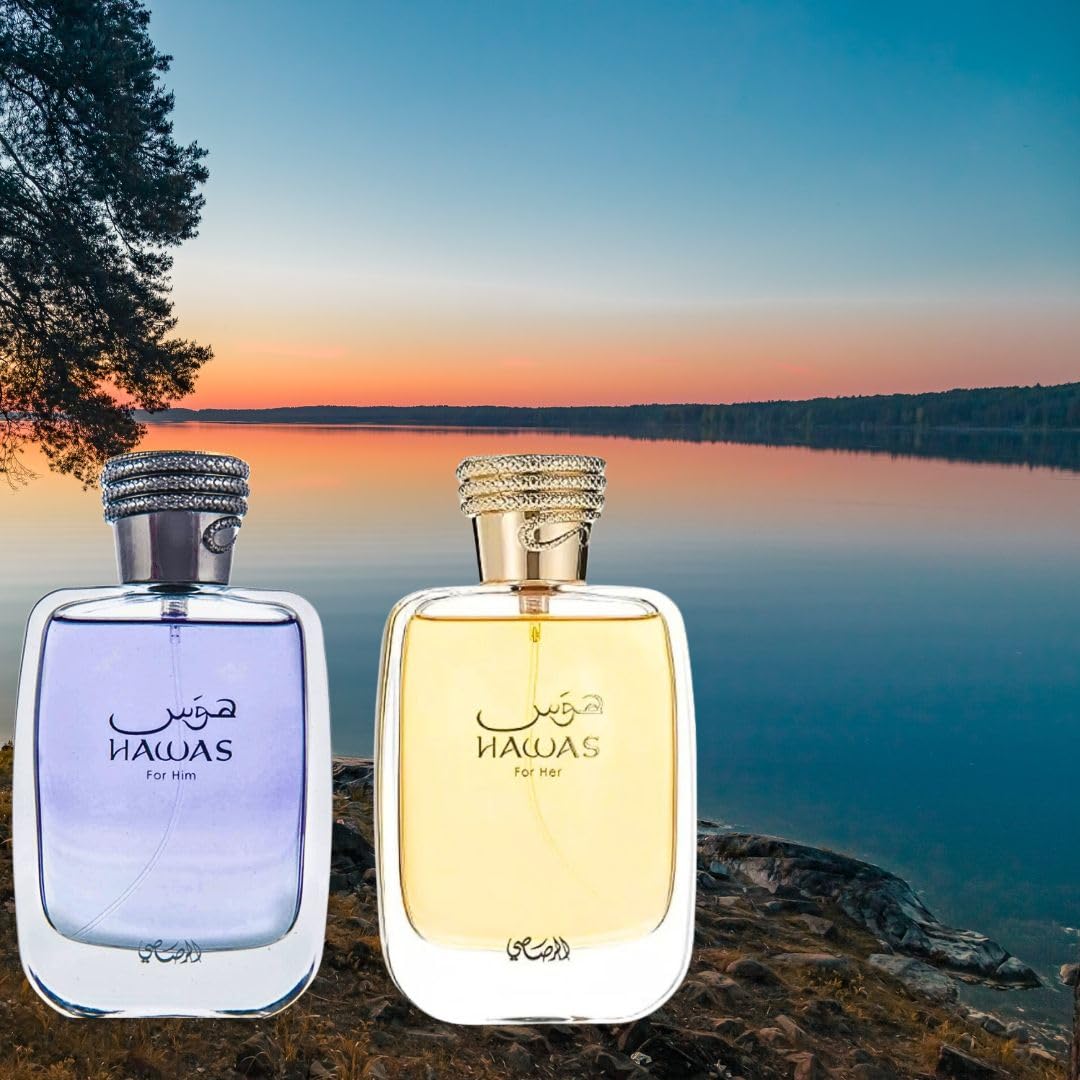 RASASI Hawas & Daarej Arabian Perfume Bundle for Men | Long-Lasting Scents 100ML