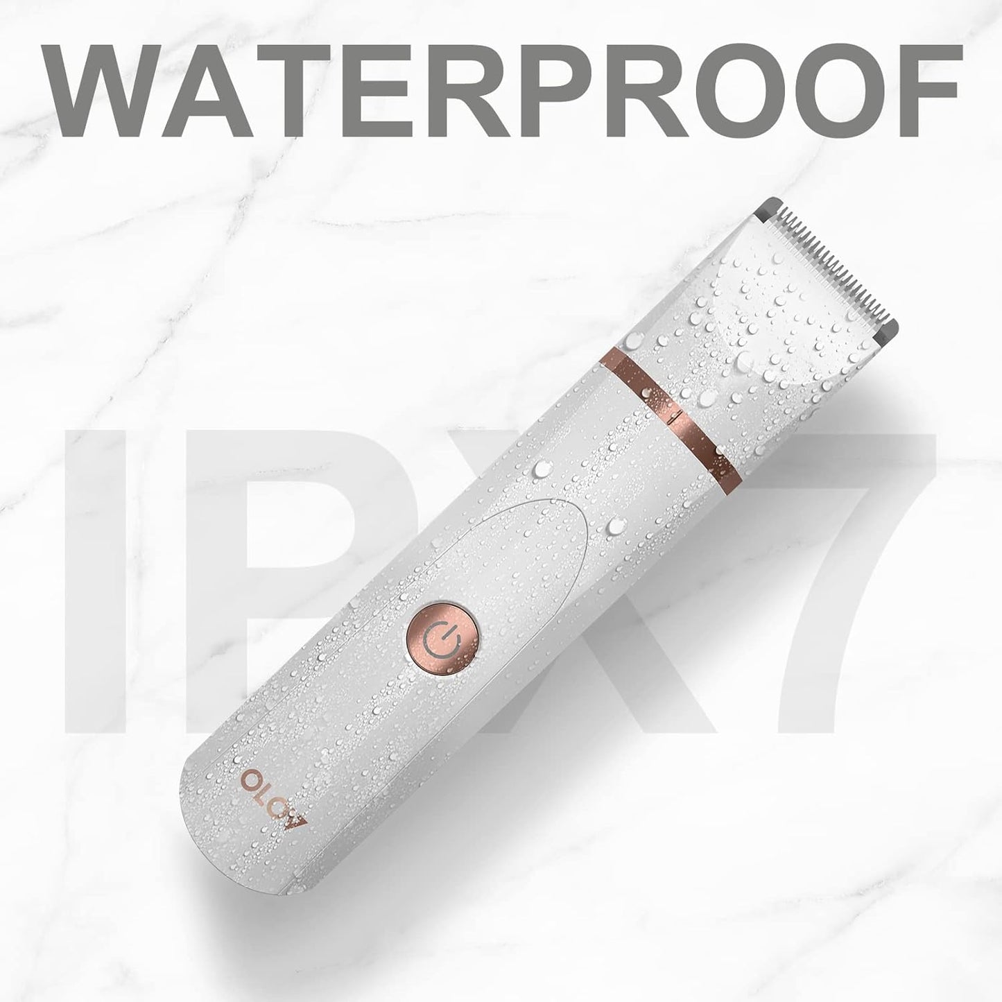 Electric Body Hair Trimmer | Groin & Bikini Trimmer for Men & Women | Waterproof, USB Rechargeable