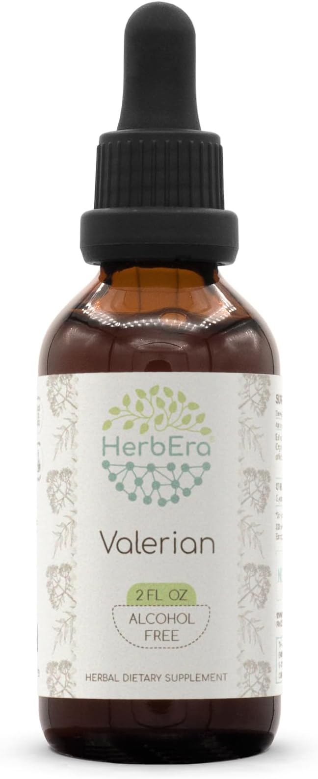Valerian B60 Alcohol-Free Herbal Extract Tincture, Concentrated Liquid Drops Natural (Valeriana Officinalis) (2 fl oz)