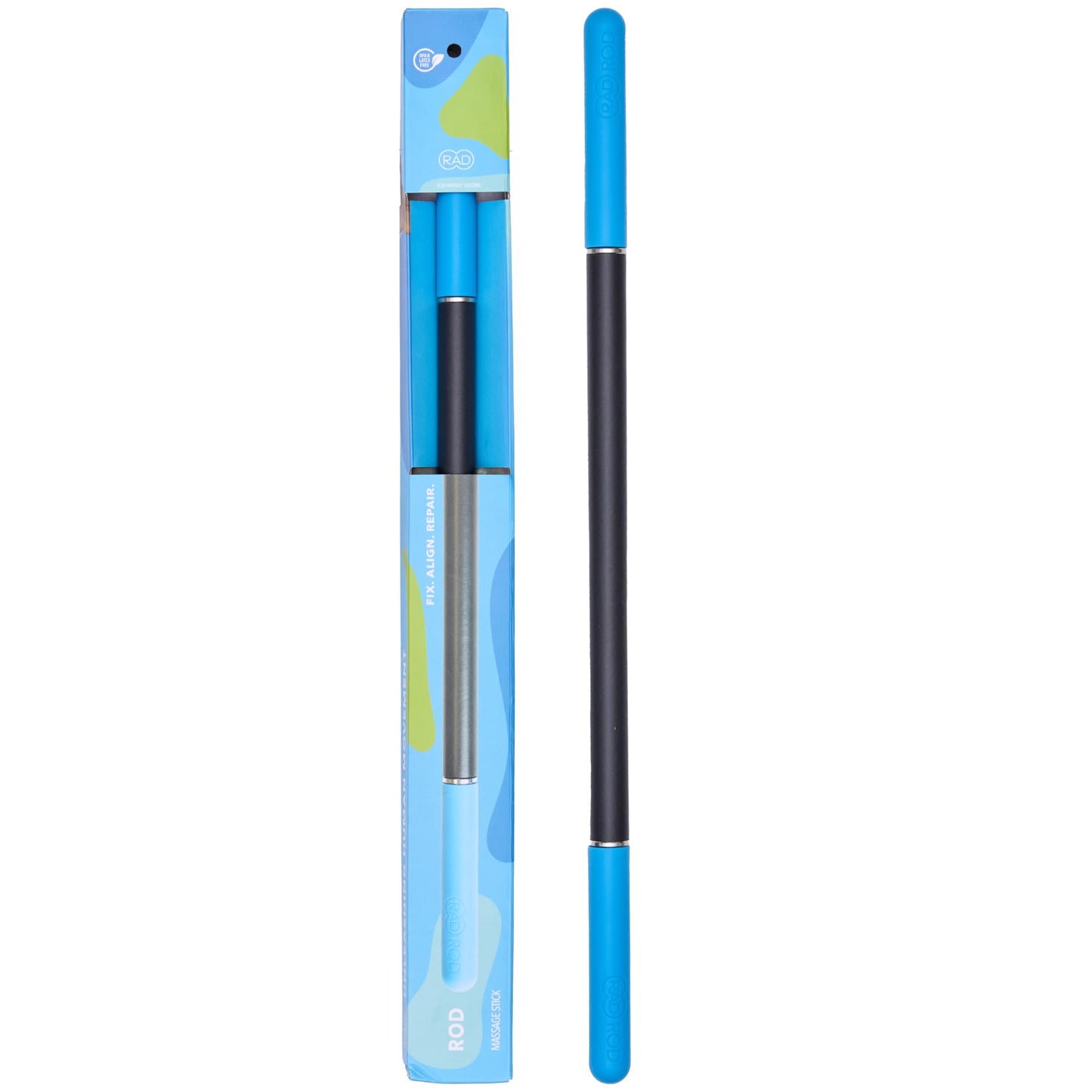 RAD Rod Mini – Compact Deep Tissue Massage Roller Stick – Travel-Ready Myofascial Release Tool for Legs, Back, Neck, Arms & Shoulders – Muscle Roller for Mobility & Recovery