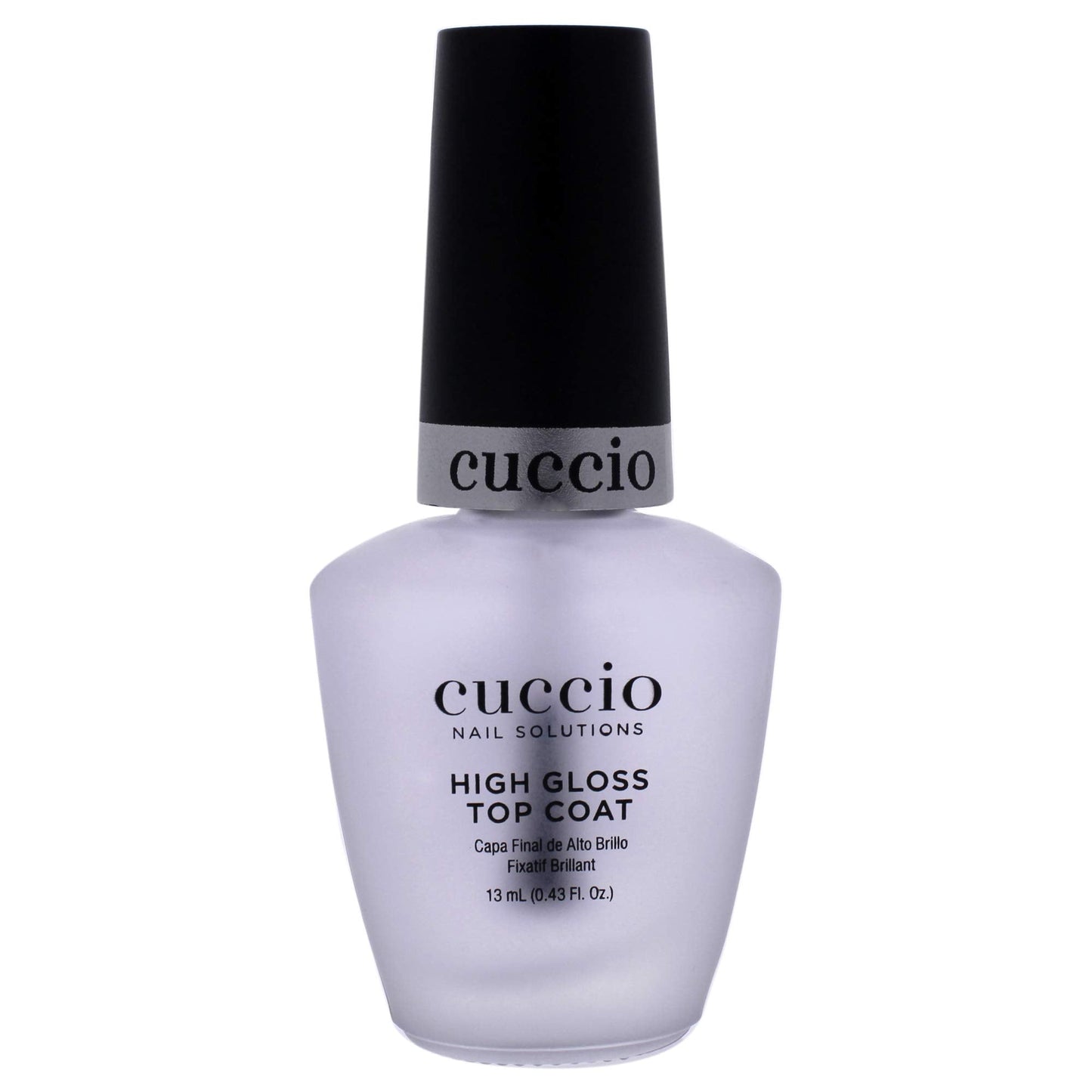 Cuccio Colour High Gloss Nail Top Coat - Developed With UV Absorbers To Help Protect The Nail Colour - Flexible Chip Resistant P