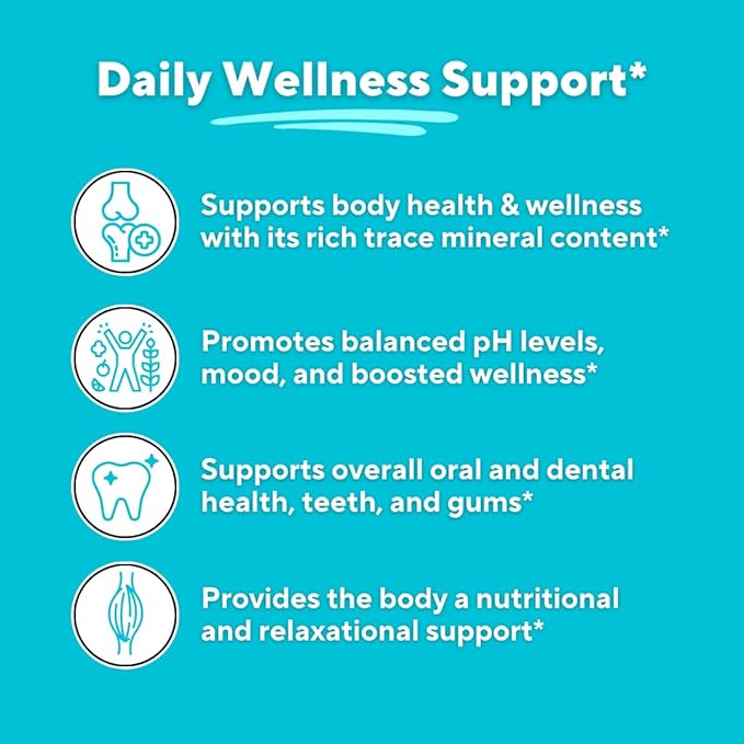 Coral Calcium Powder 1000mg Capsules for Overall Health, Bone Health, PH Level Balance, Trace Minerals Support - 120 Veggie Capsules - Non-GMO & Gluten-Free Supplement