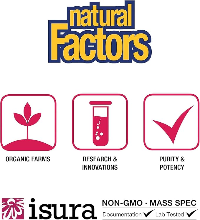 Natural Factors, GrapeSeedRich Grape Seed Extract, Antioxidant Support for Healthy Inflammatory Response, 90 Capsules