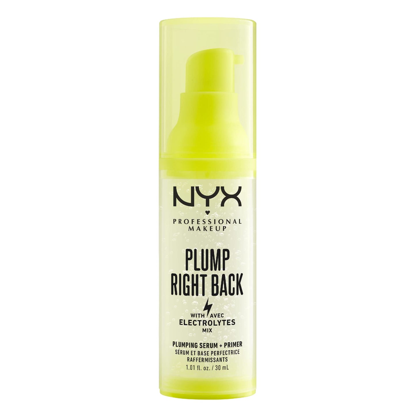 Nyx Professional Makeup Plump Right Back Plumping Serum & Primer, With Hyaluronic Acid