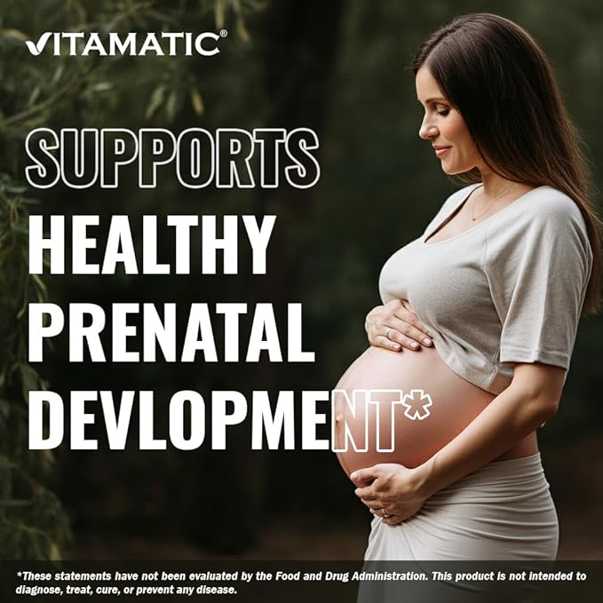 Vitamatic Folic Acid 5mg (5000 mcg) – 120 Vegetarian Tablets High Potency Vitamin B9 (Folate) for Cellular Health, Heart Support & Prenatal Care