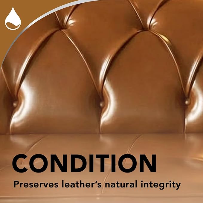 Weiman Leather Cleaner & Conditioner Care Kit | Restores Leather Surfaces | Ultra Violet Protectants Help Prevent Cracking or Fading of Leather Furniture, Car Seats, Shoes