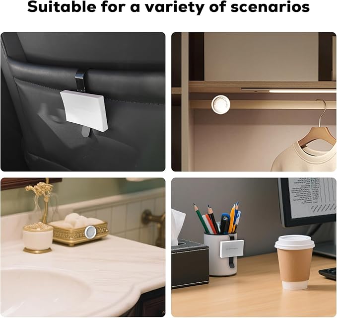Car Air Freshener Small Gypsum Aromatherapy Diffuser New Smell Set Clean Ingredients Car Odor Eliminator Long Lasting Scent Auto Accessories with Metal Clip (Square, 1 PCS)