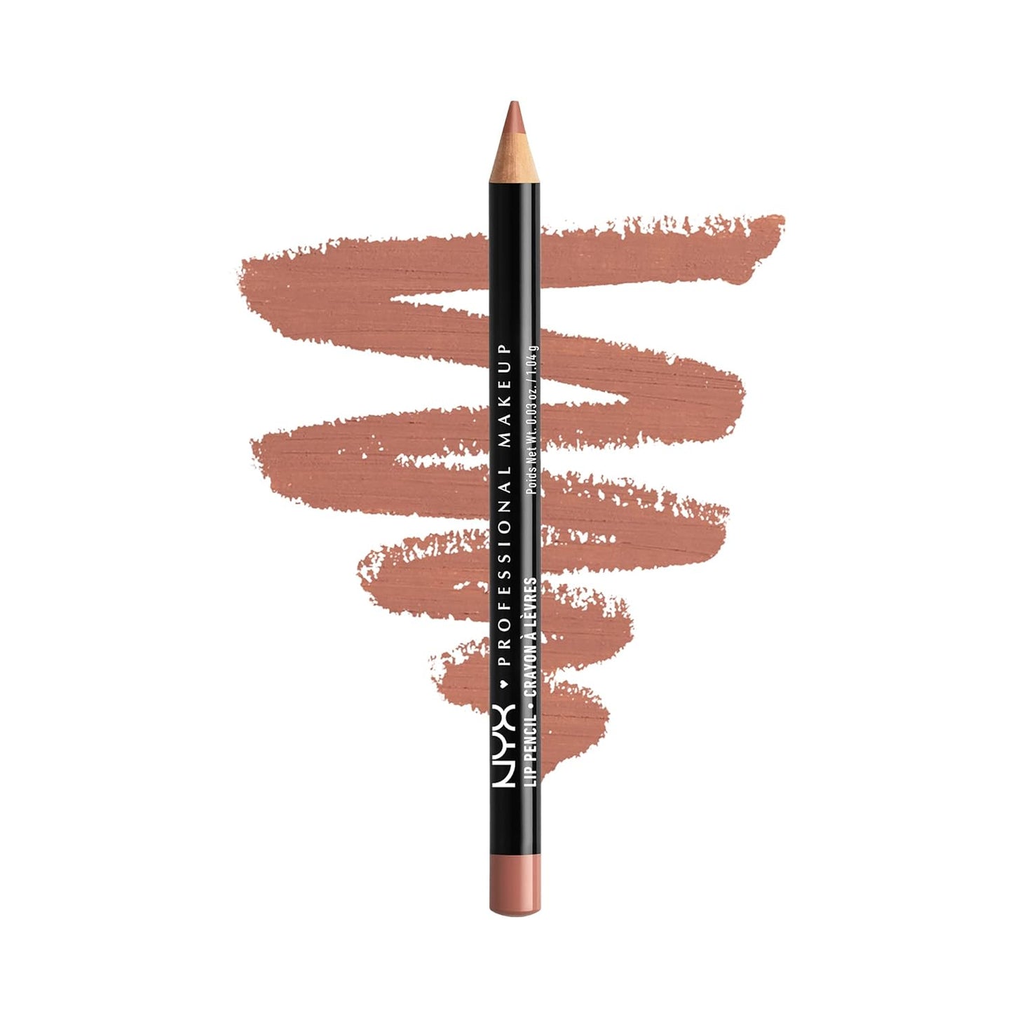 NYX Slim Lip Pencil | Long-Lasting Creamy Lip Liner | Hot Red - 2 Pack