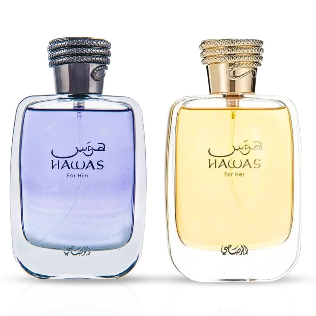 RASASI Hawas & Daarej Arabian Perfume Bundle for Men | Long-Lasting Scents 100ML