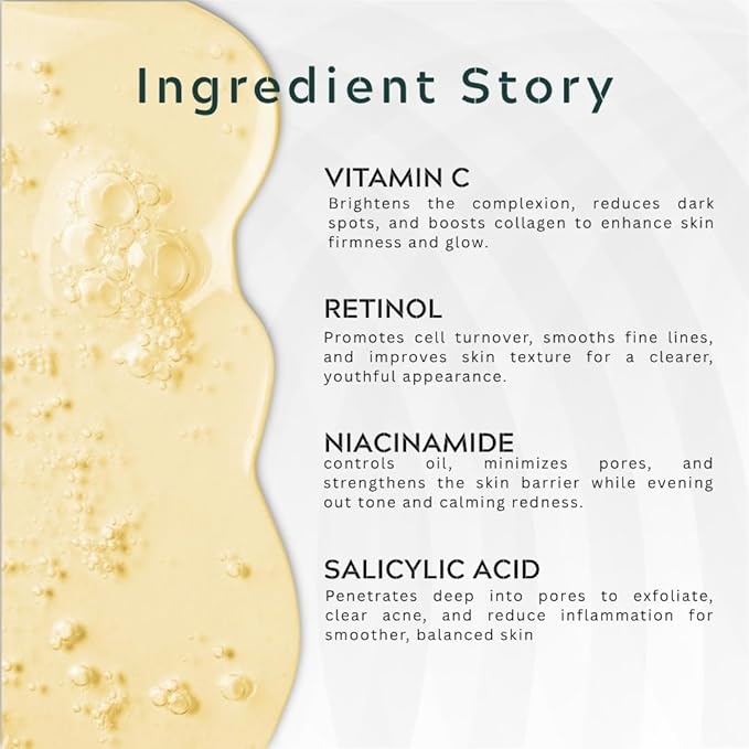 Vitamin C Serum 23% with Retinol and Salicylic Acid – 1 fl.oz