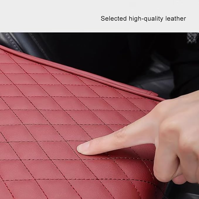 Car Armrest Pad for Mazda CX-3 CX-5 CX-30 CX3 CX30 CX5 2015-2020 2021 2022 2023 Leather Armrest Box Mat Center Console Cushion Pad Universal Armrest Seat Box Cover Protector,Brown, normal