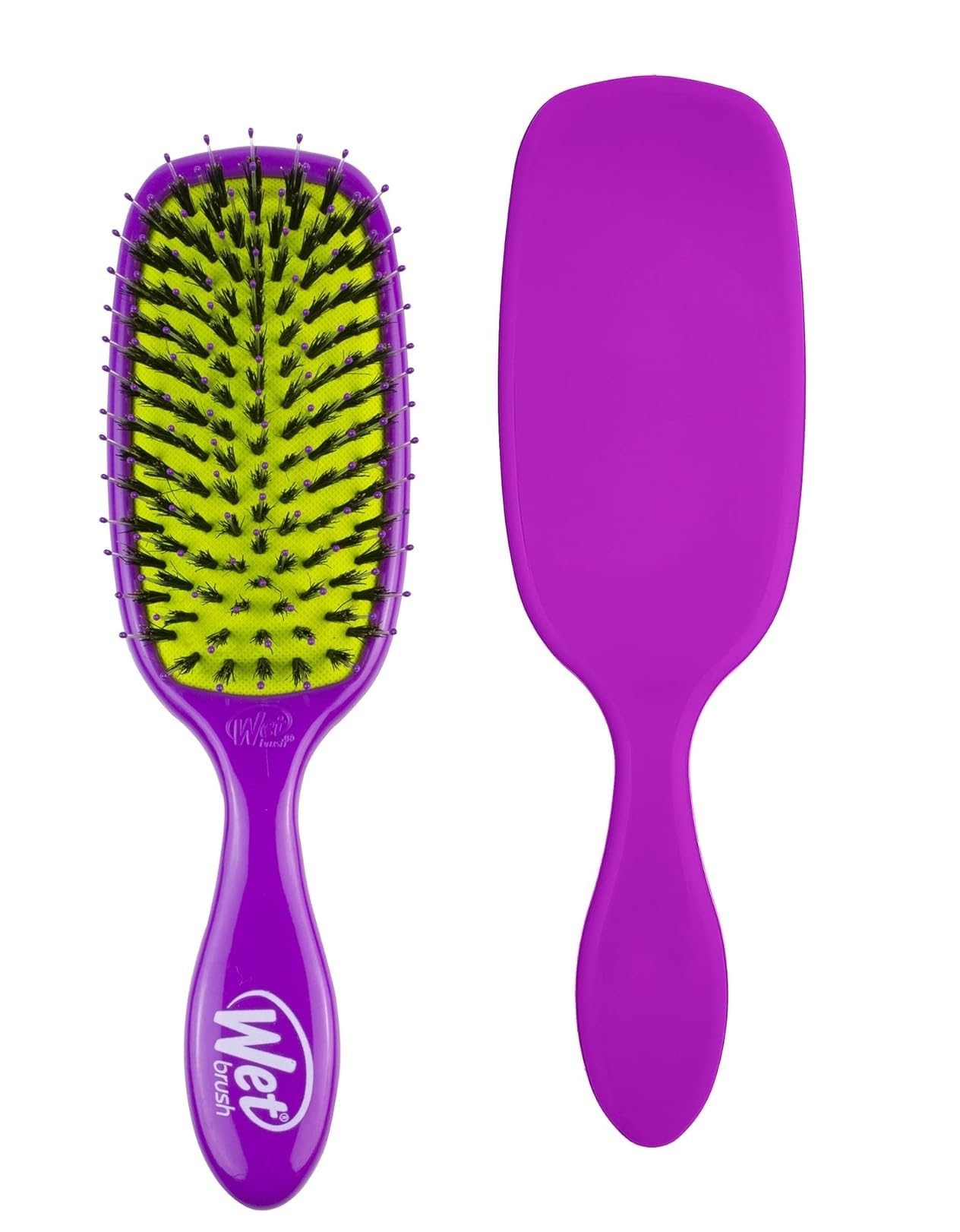 Wet Brush Shine Enhancer Brush, Purple, 1 Ea, 1Count