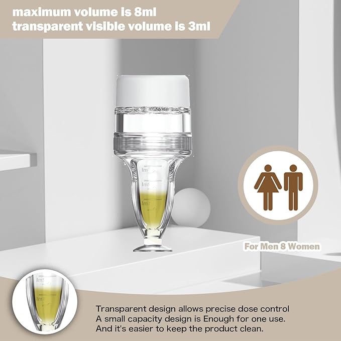 Scalp Applicator Comb,Hair Oil Applicator Brush,Minoxidil Medicine Essential Serum Liquid Massager for Hair Growth, Follicle Care Treat Hair Loss Thinning (Transparent)