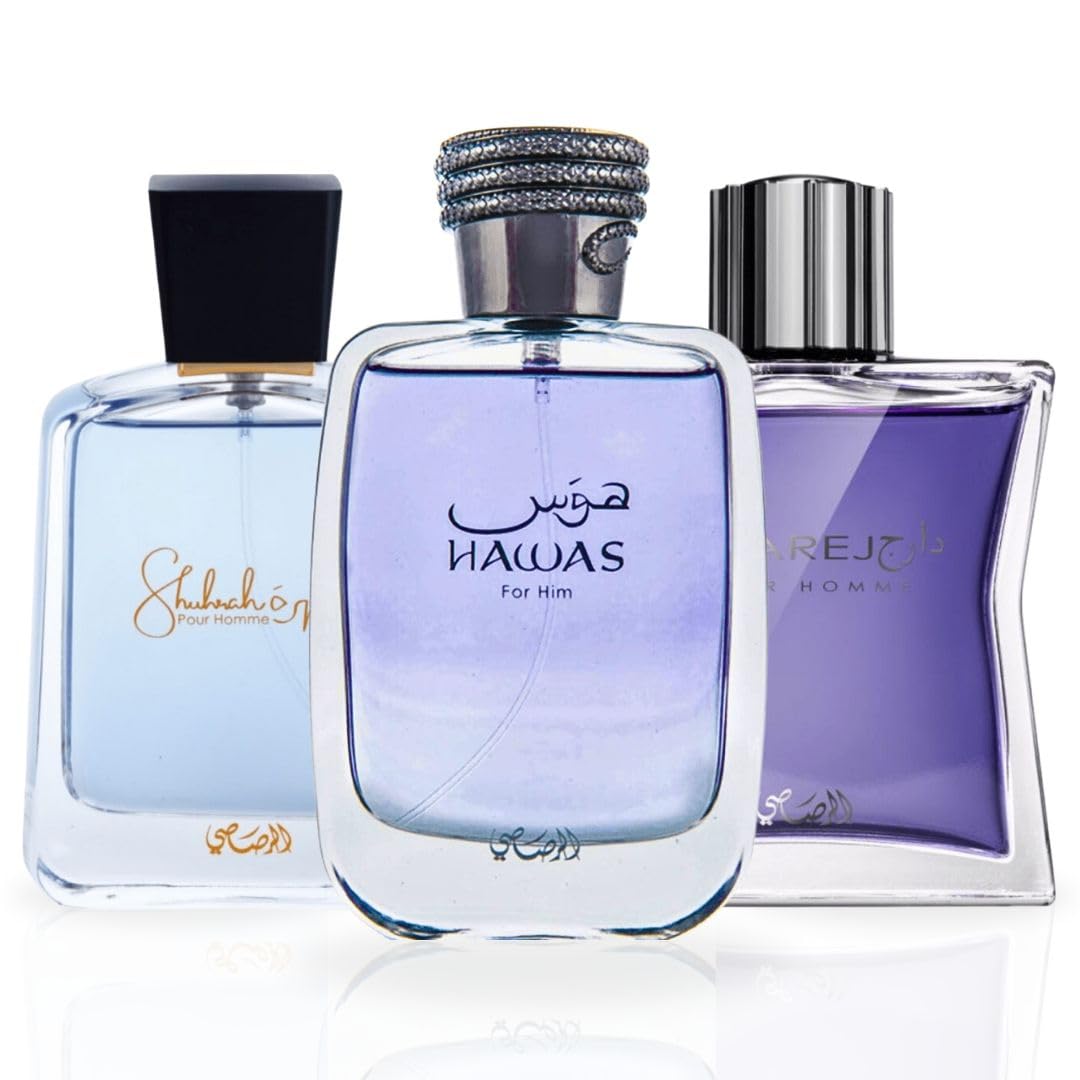 RASASI Hawas For Men | 100ML Long-Lasting Arabian Eau De Parfum - Bold Fragrance