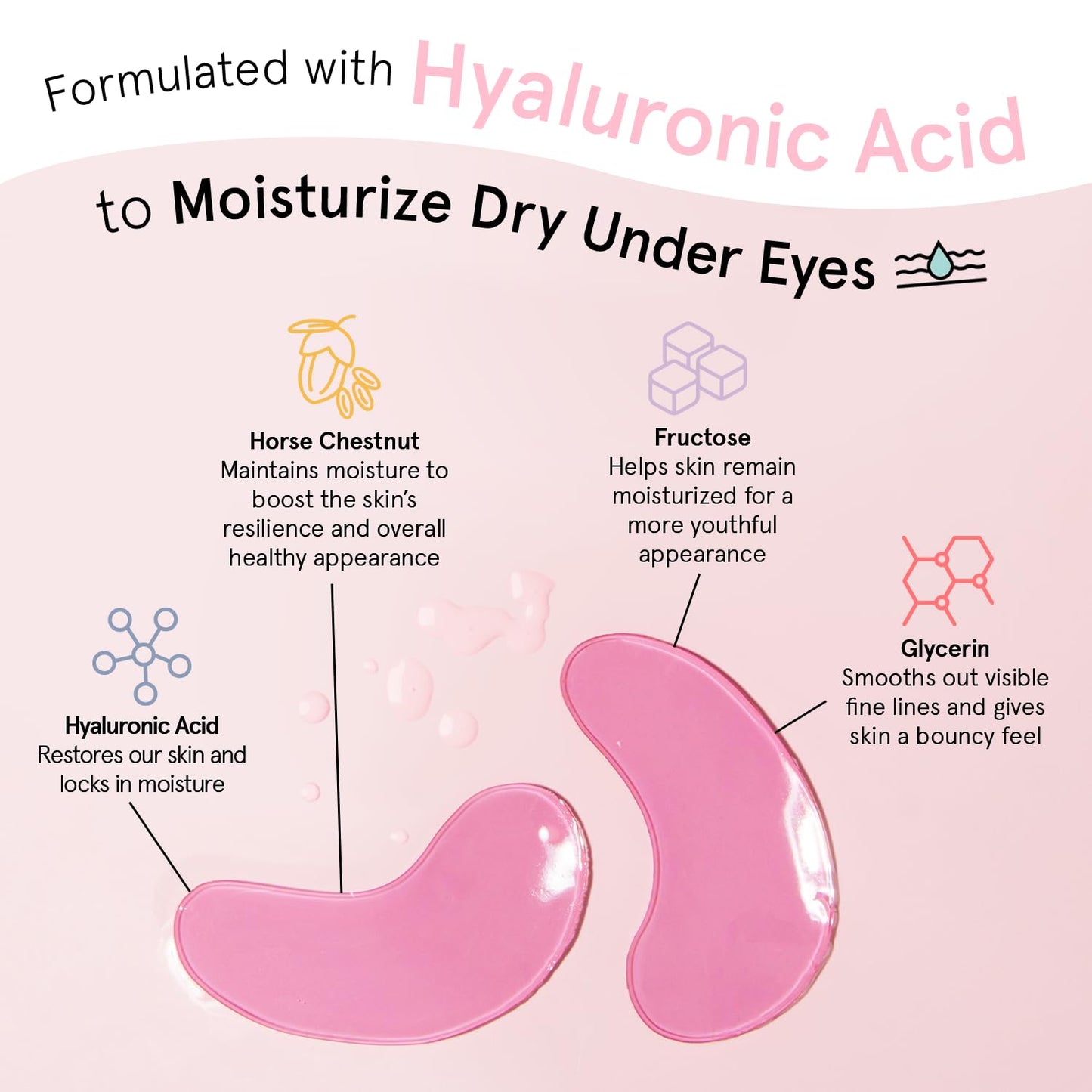 Grace & Stella Vegan Under Eye Masks | Reduce Dark Circles & Puffiness (24 Pairs)