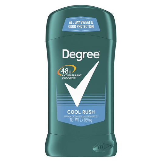 Degree Men Dry Protection Antiperspirant, Cool Rush 2.7 Oz - Pack Of 5 - Packaging May Vary