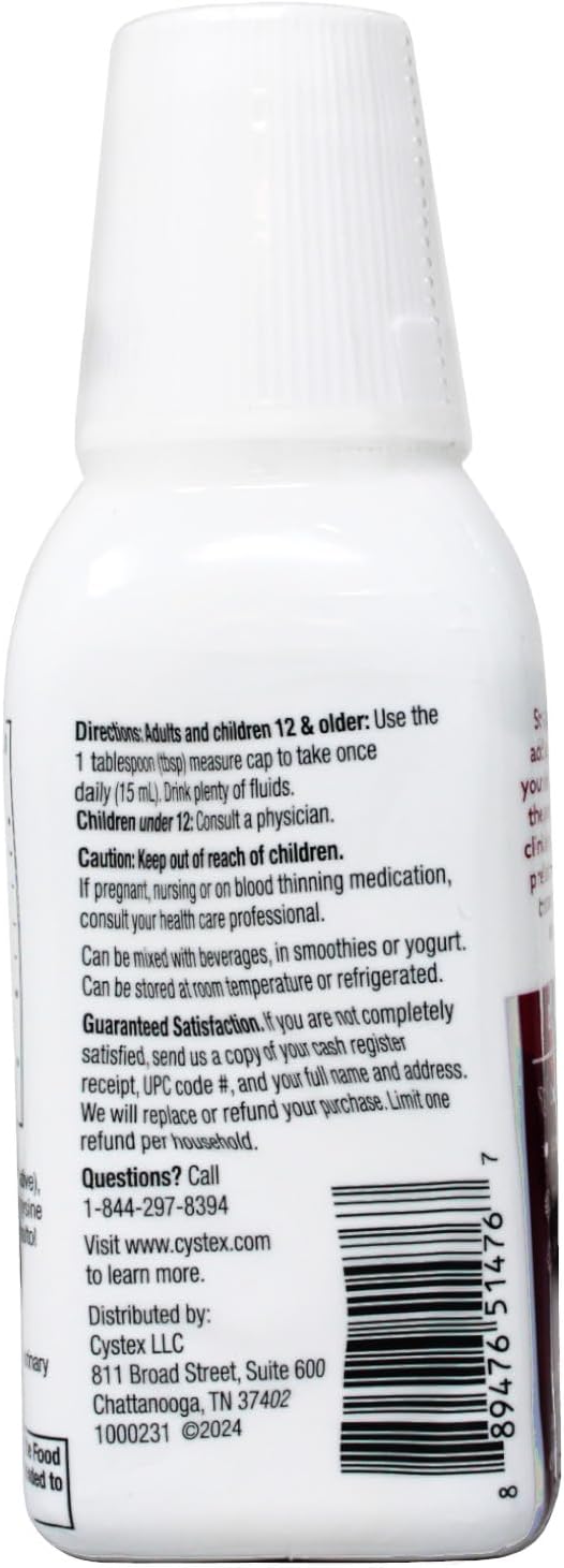 Cystex Urinary Health Maintenance Cranberry 7.6 oz (Packs of 2)