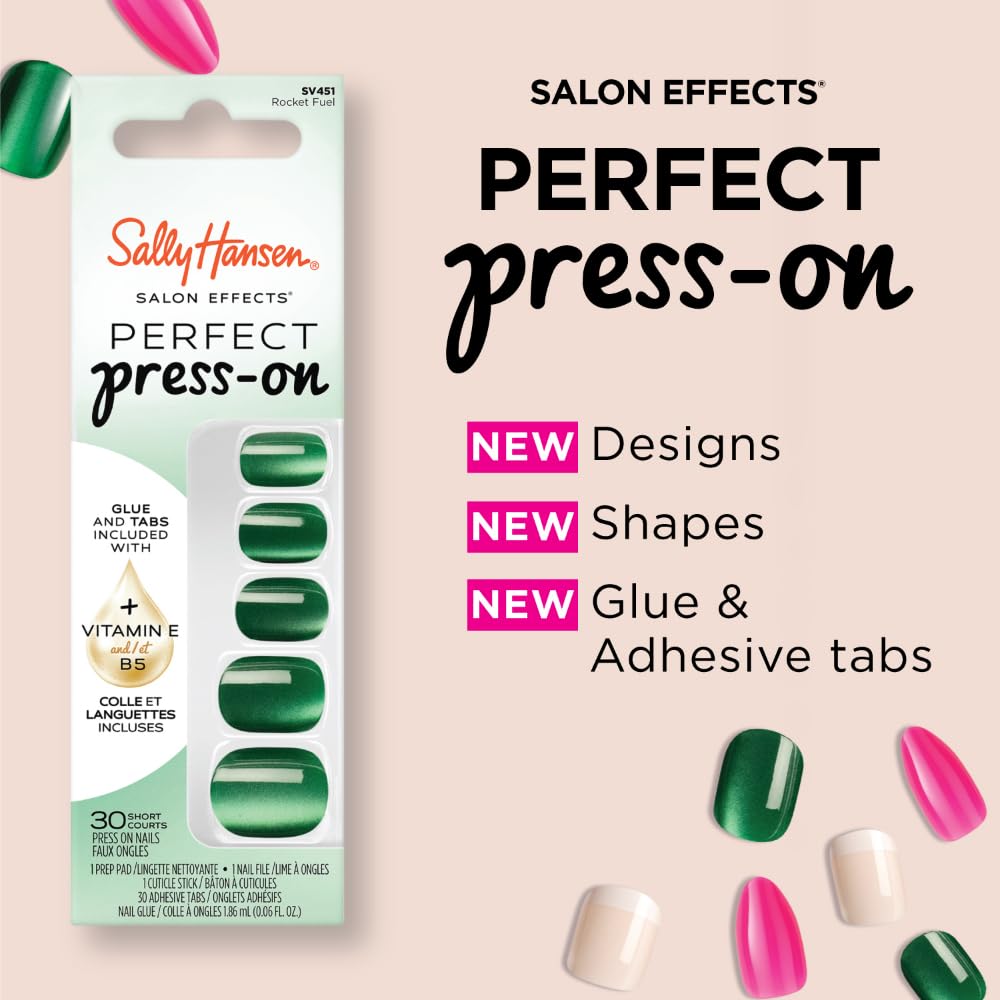 Sally Hansen Instant Cuticle Remover | Salon Effects Press-On Nails 30 Designs