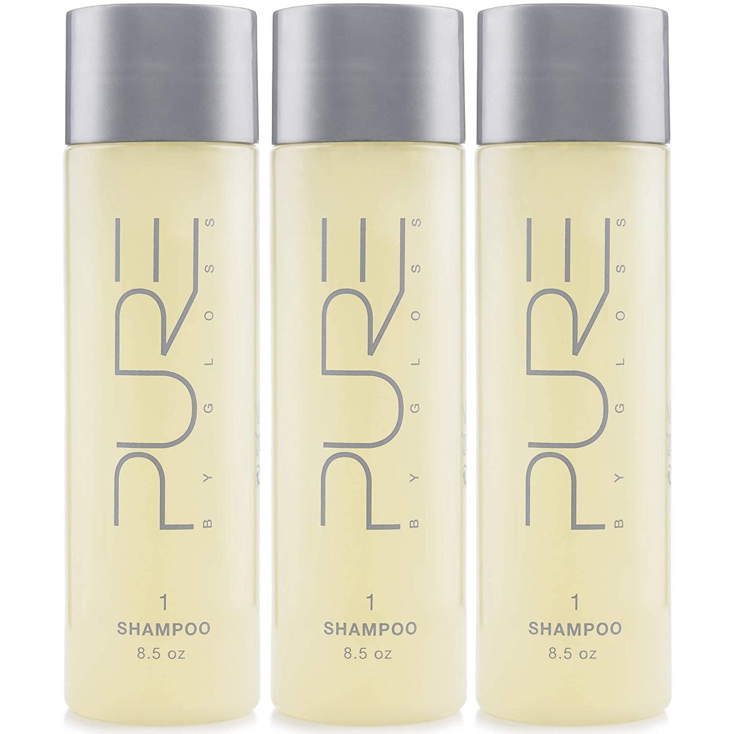 Pure By Gloss Shampoo - Fresh Lemon Scent - For All Hair Types - Cruelty Free And Paraben Free - Luxurious Moisturizing, Softeni