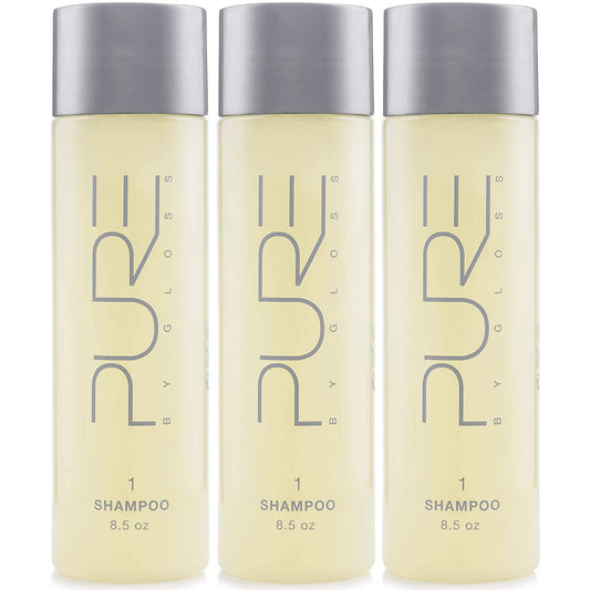 Pure By Gloss Shampoo - Fresh Lemon Scent - For All Hair Types - Cruelty Free And Paraben Free - Luxurious Moisturizing, Softeni