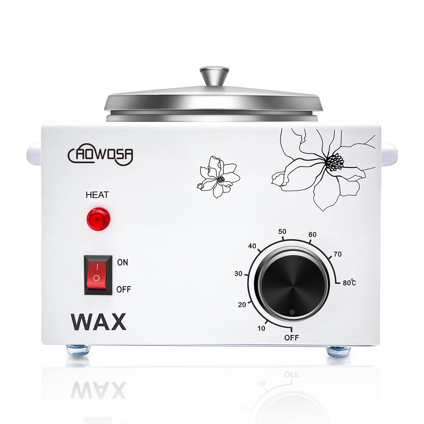 Single Wax Warmer Professional Electric Wax Heater Machine For Hair Removal, Large Wax Pot Paraffin Facial Skin Body Spa Salon E