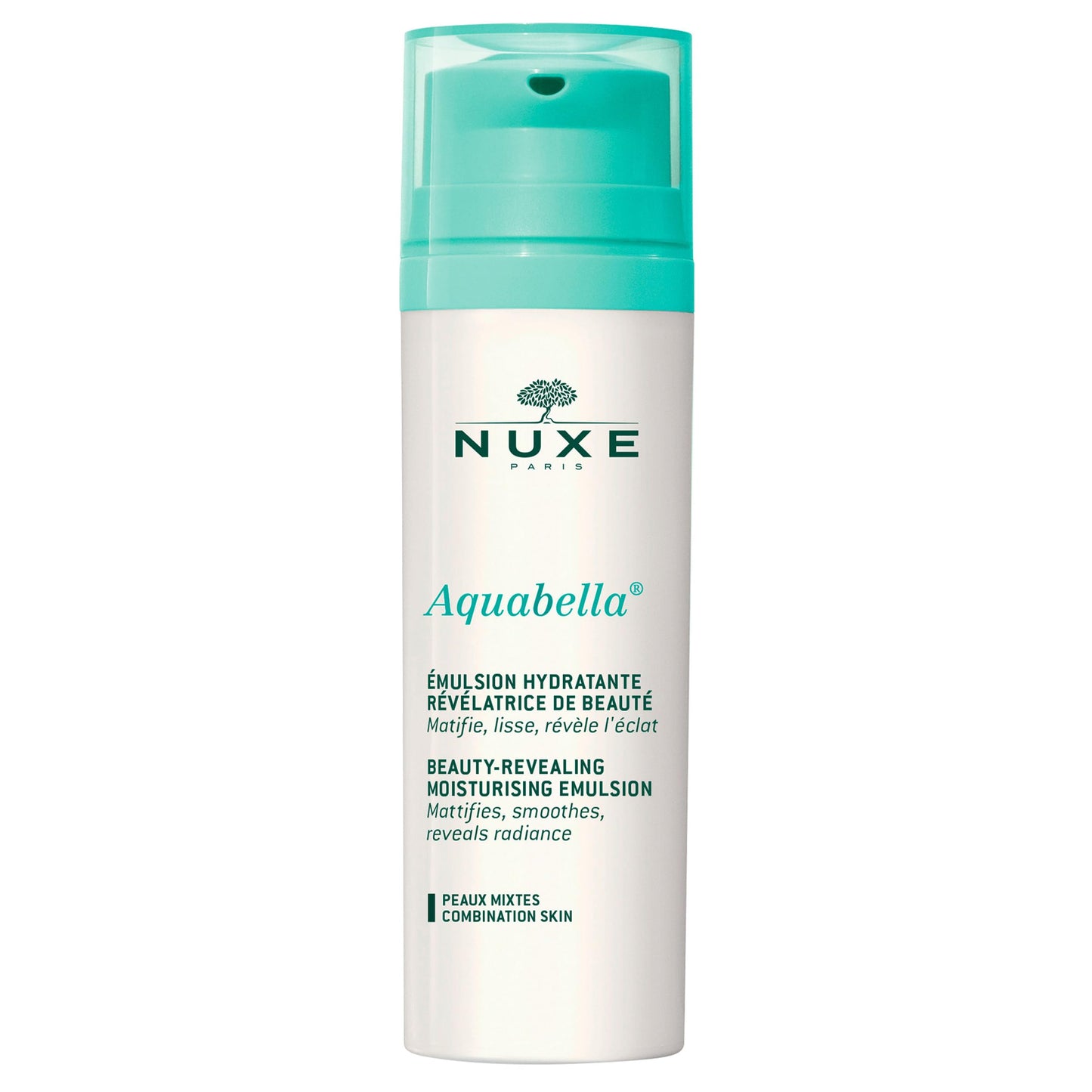 NUXE Aquabella Moisturising Matifying Cream - Natural Hydration for Combination Skin, 1.7 oz