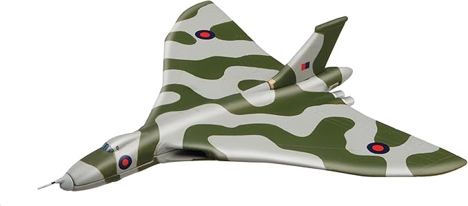 Corgi Diecast Flying Aces Avro Vulcan Miniature Display Model Aircraft CS90649, Gray & Green