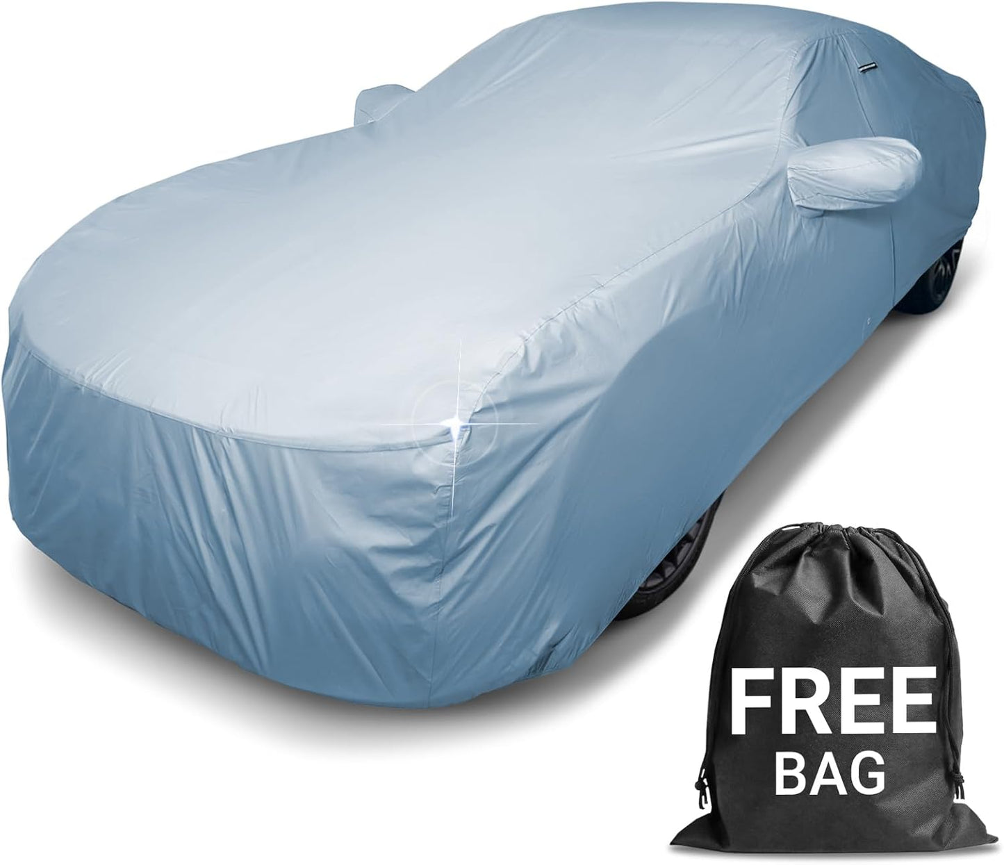 iCarCover Premium Car Cover for 2012-2021 Chevy Sonic Hatchback Heavy Duty Waterproof All Weather Automobiles Custom Fit Indoor Outdoor UV Snow Protection Covers with Straps and Bag