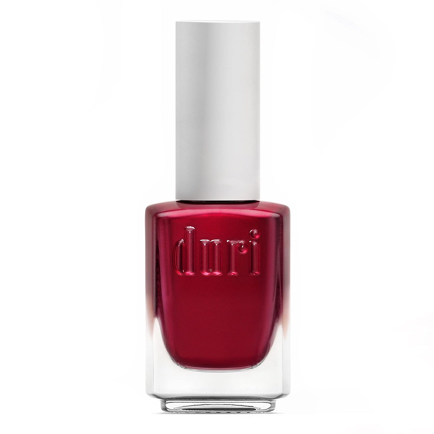 Duri Nail Polish, 350 Passion, Deep Red Metallic Shimmer, Full Coverage, Quick Drying, Lasting, 0.45 Fl Oz By Duri Cosmetics