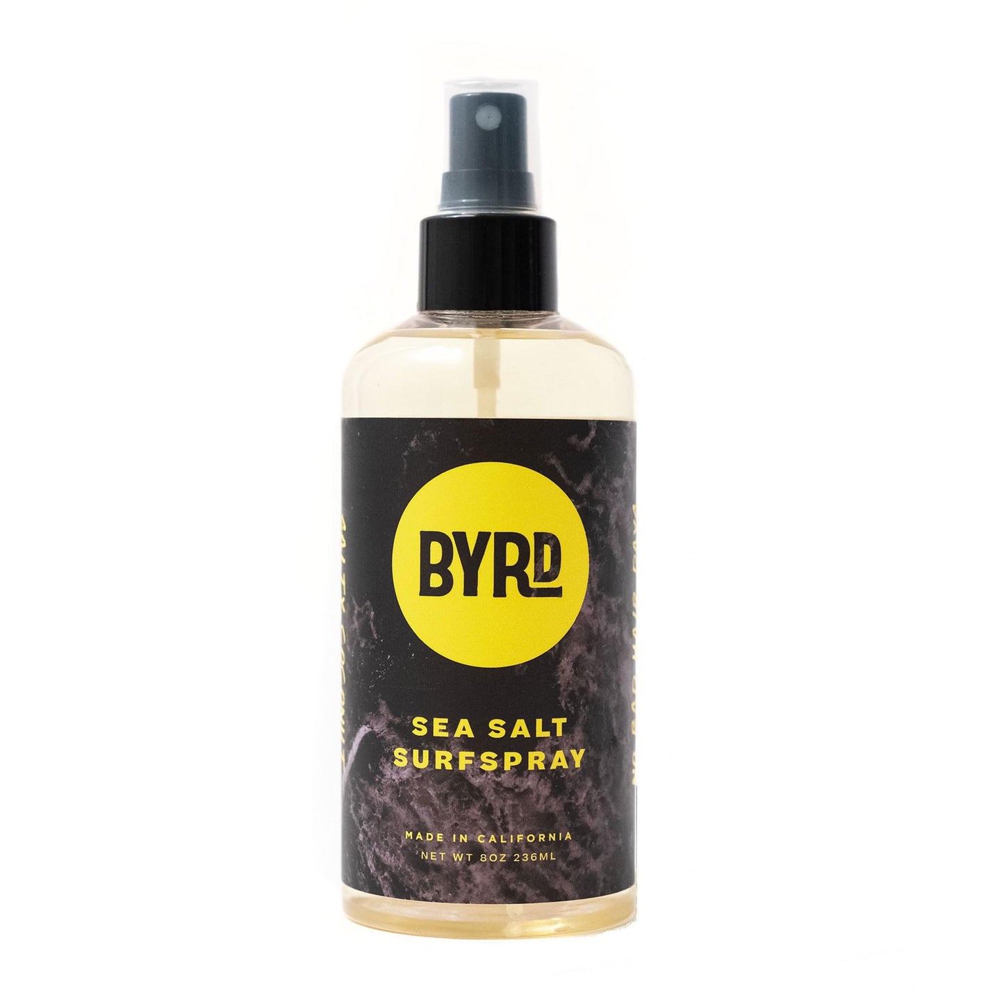Byrd Sea Salt Surfspray, Salty Coconut Scent, Texturizing and Volumizing Spray, Hydration and Hair Shine Spray, Surfer Hair, Saf