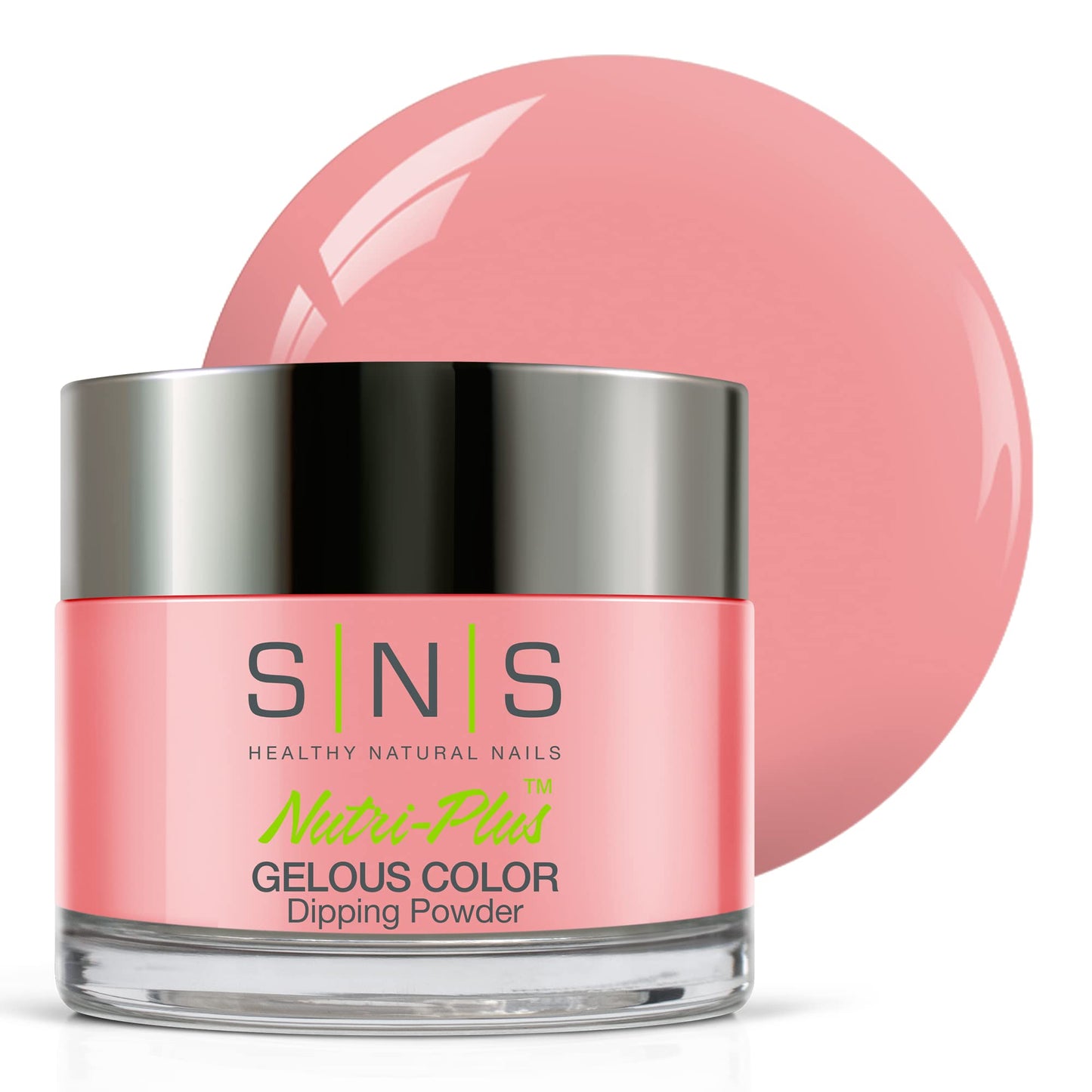 Sns Nail Dip Powder, Gelous Color Dipping Powder - My Pet Cockatoo (Pink/Rose, Cream) - Long-Lasting Dip Nail Color Lasts Up To