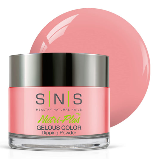 Sns Nail Dip Powder, Gelous Color Dipping Powder - My Pet Cockatoo (Pink/Rose, Cream) - Long-Lasting Dip Nail Color Lasts Up To