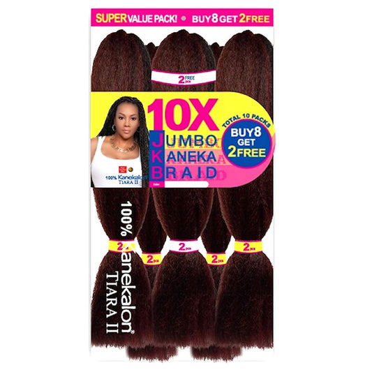 Vivica A. Fox (Jumbo 10X Braid) - Synthetic Braiding Hair In Dark Brown