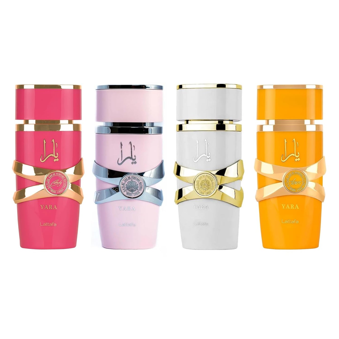 Lattafa Women's Fragrance Bundle | 2 x 3.4 Oz Yara & Yara Candy Eau De Parfum