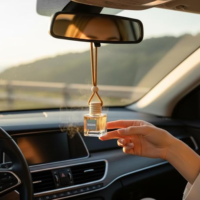 4 Pack Air fresheners | Long lasting car air fresheners, Hand-made in USA | Small room diffuser | Small Business Woman Owned. (10 ml Fresh & Earthy Pack Mix)