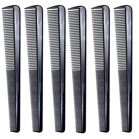 Luxxii (6 Count) 7.5'' Barber Hair Comb Beard & Mustache Pocket Combs For Men'S Hair Beard Mustache And Sideburns