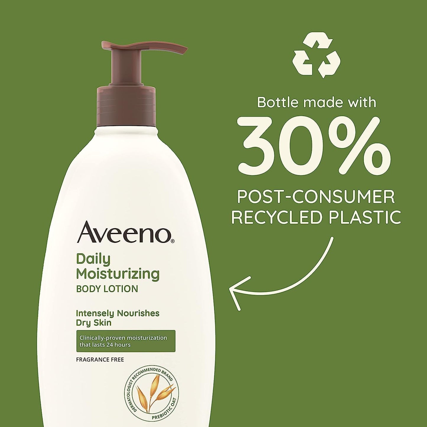 Aveeno Daily Moisturizing Lotion | 2-Pack | 20 Fl Oz Pump | Hydrating