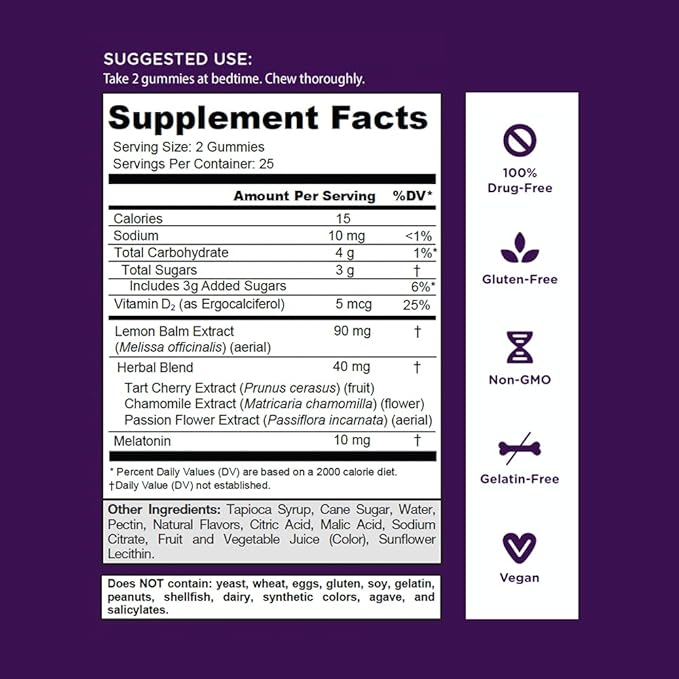 Goli Nutritional Supplement, Extra Strength Sleep Gummy 10mg Melatonin - 150 Count - Gluten-Free, Vegan, Non-GMO, and Gelatin-Free