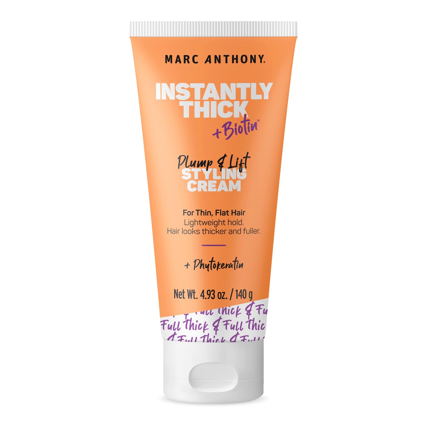 Marc Anthony Styling Hair Cream, Instantly Thickening Biotin & Vitamin E Hair Cream, Lightweight Hold For Thicker & Fuller Volum