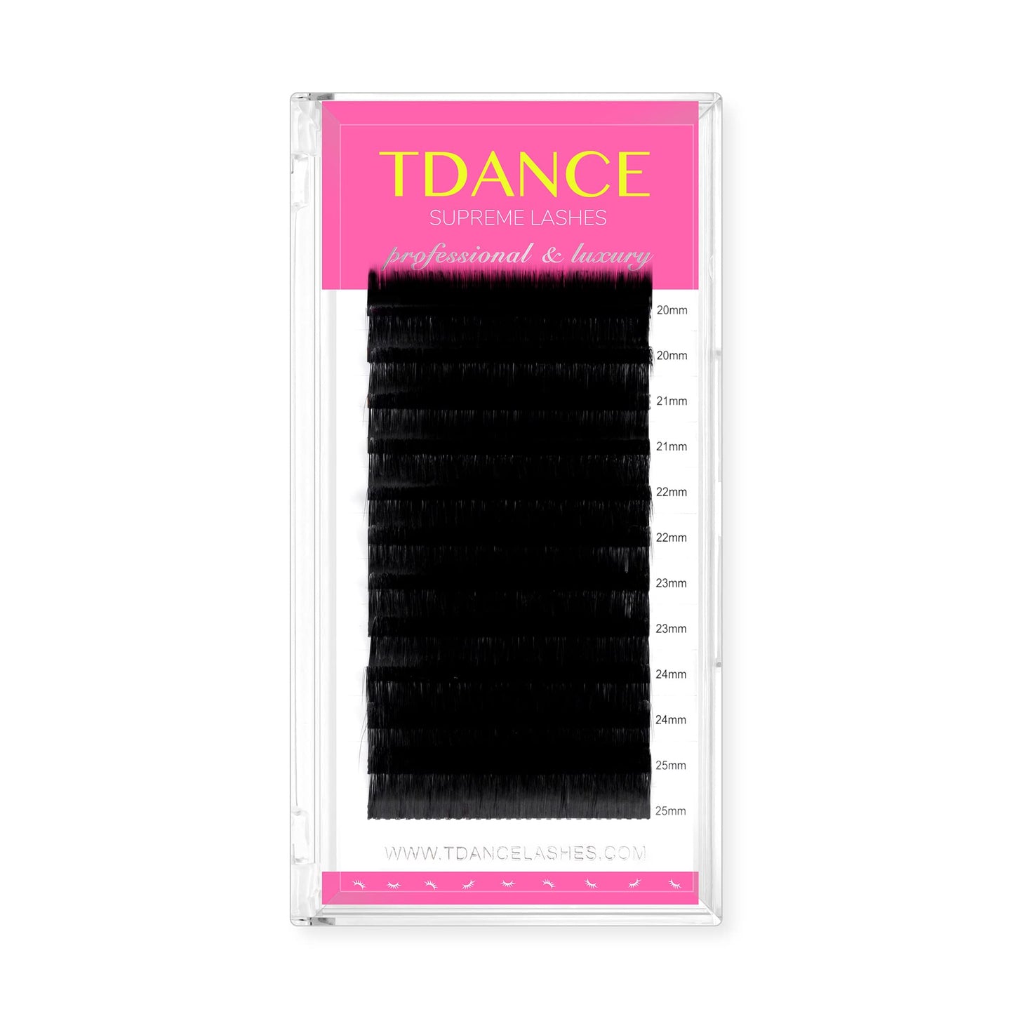 Tdance Premium Dd Curl 0.18Mm Thickness Semi Permanent Individual Eyelash Extensions Silk Volume Lashes Professional Salon Use M